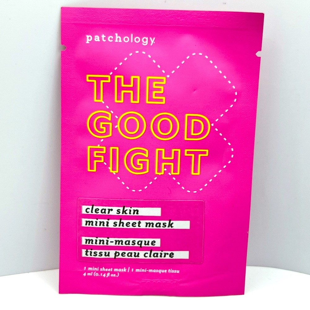 🦋$3 ~ Patchology ~ THE GOOD FIGHT ~ Clear Skin Mini Sheet Mask ~ NEW